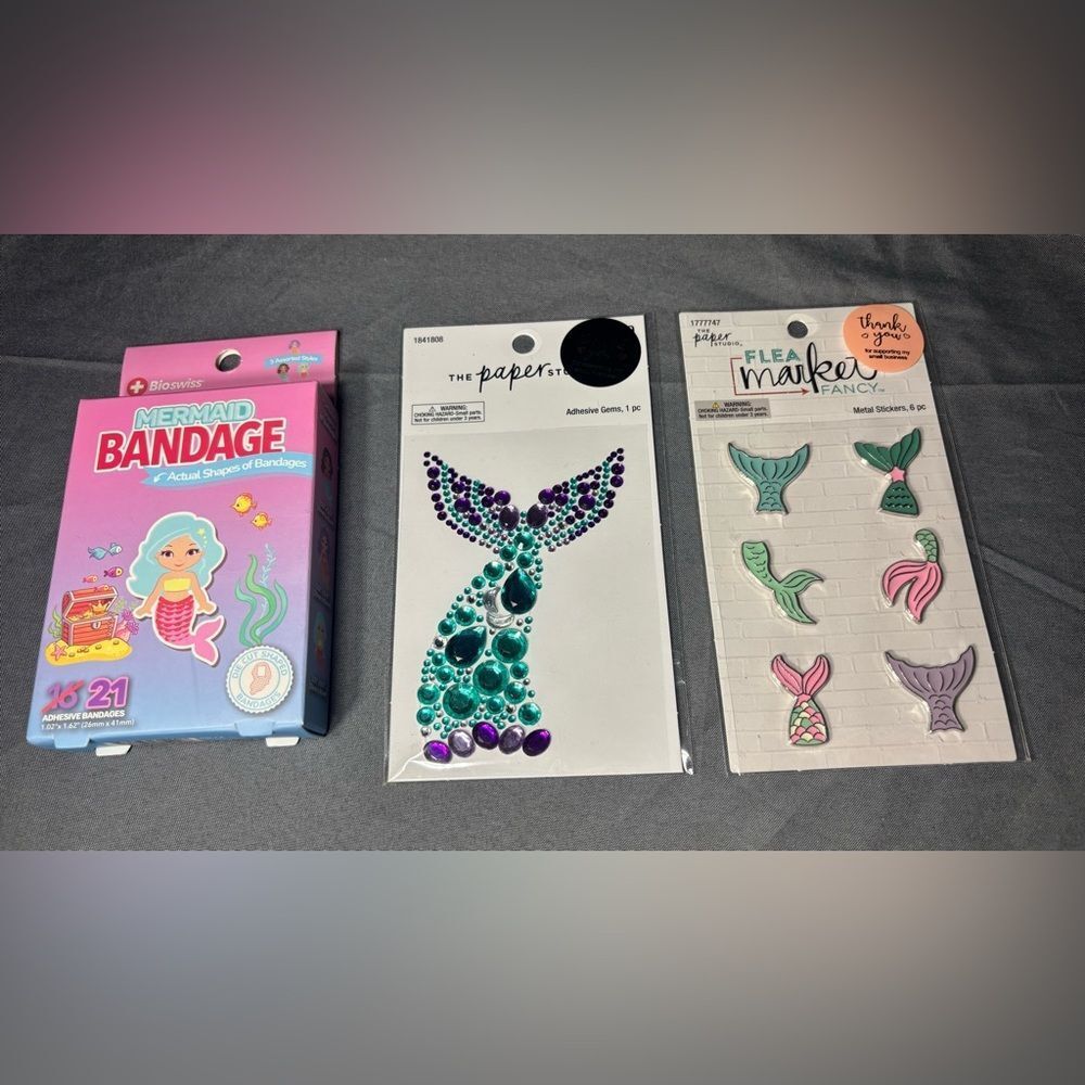 3 New Mermaid Fun Bundle NWT